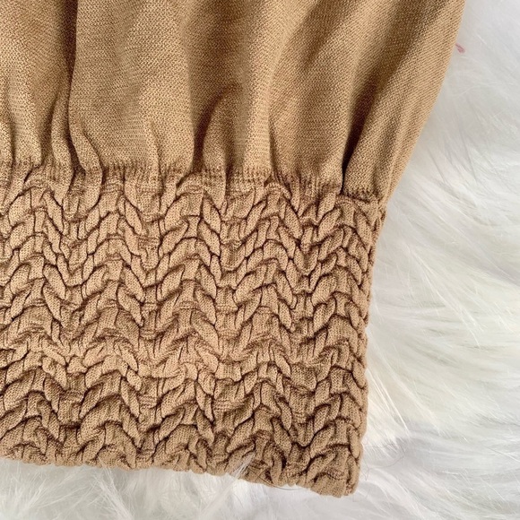 NWT Choices Tan tube  top with elastic waistline and tube top. One size. - Picture 2 of 4